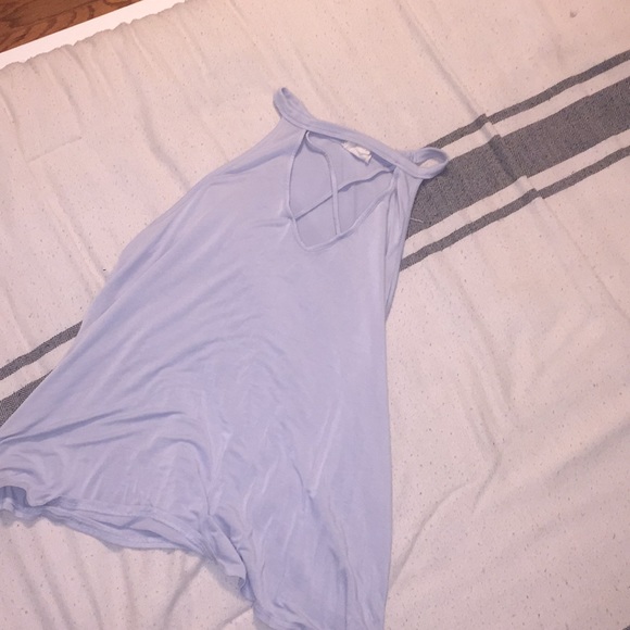 Cute baby blue tank top NEVER WORN - Picture 2 of 4